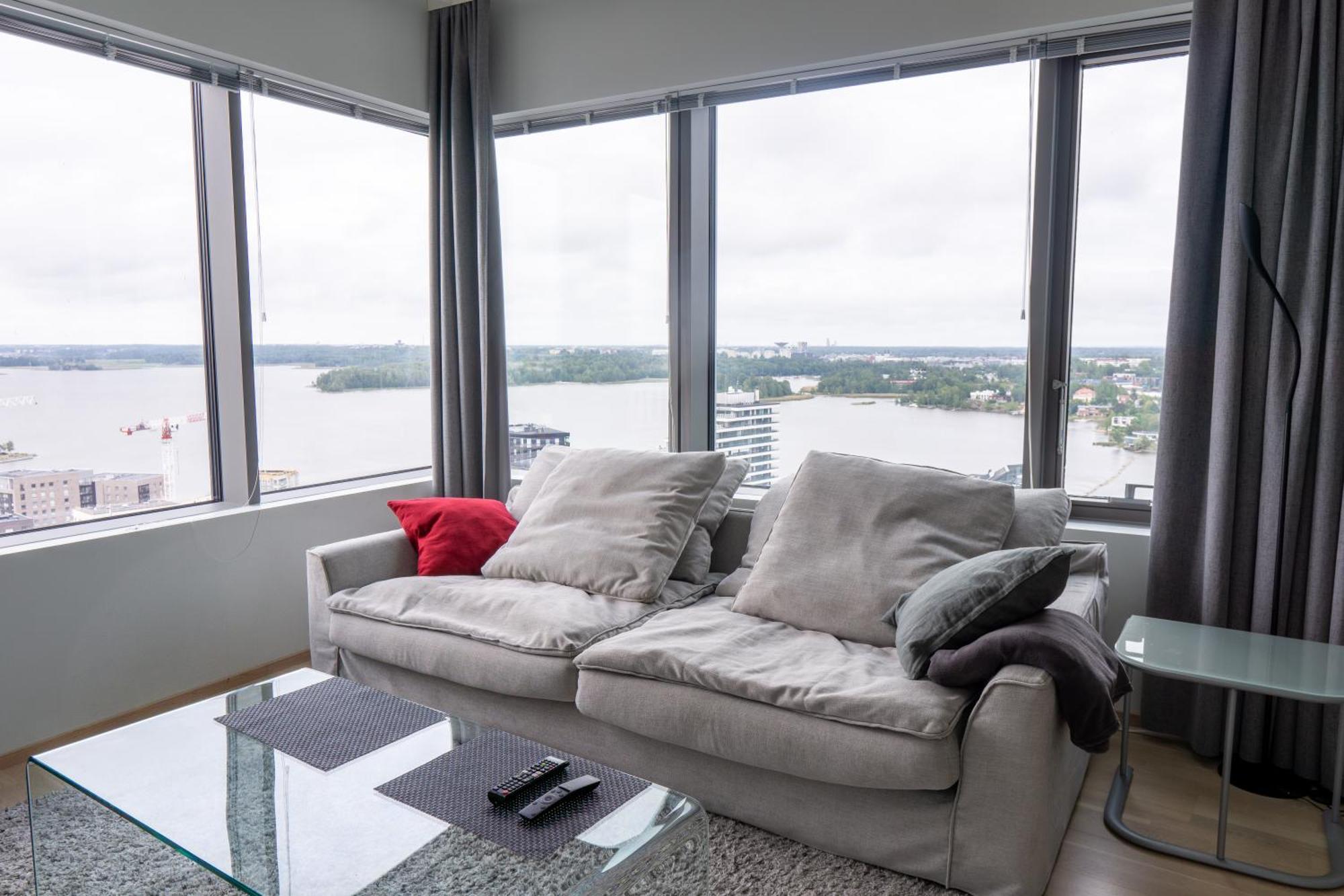 18Th Floor Helsinki High Point 1 Bdr Apartment With City View - Free Garage Parking Bagian luar foto