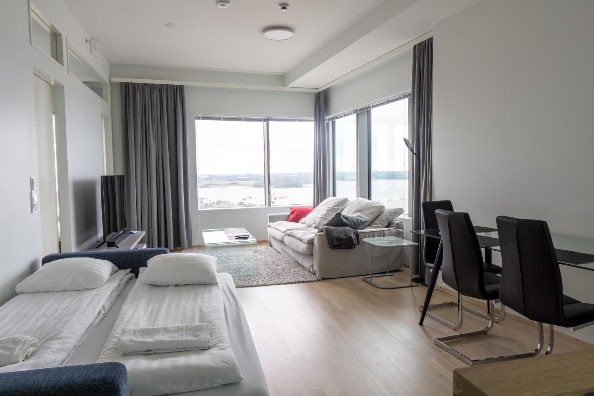 18Th Floor Helsinki High Point 1 Bdr Apartment With City View - Free Garage Parking Bagian luar foto